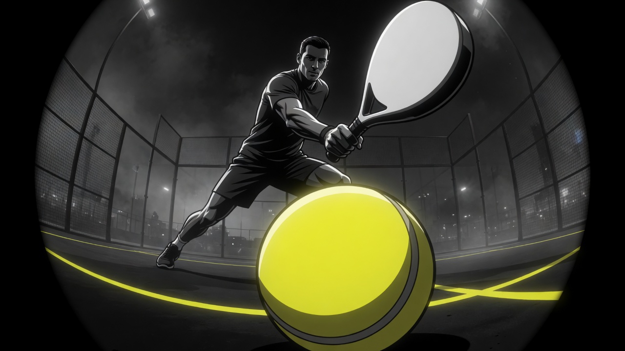 Vue cinématographique d'un complexe de padel à Brive avec carte touristique de Corrèze